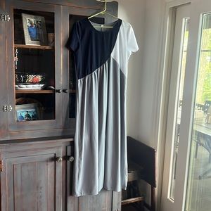 TriColor casual dress.